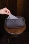Men's Brown Luxury Handbag with Belt and Wristlet - 5