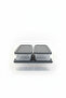 3-Piece Refrigerator Organizer Storage Container Set 2.5 L + 1 L + 1 L Slim Lid Bpa Free Microwave Safe Freezer Container Gray - 5