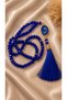 Vav Detailed Crystal-Looking 99-Piece Prayer Beads – with Tassels