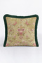 Vintage Floral Fringe Pillowcase - Avant-Garde Country Pink Green Black Tassel Throw Pillow Cover - 2