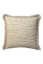 Luxury Marble Motif Fringed Pillowcase - Elegant Geometric Beige Cream Mink Tassel Throw Pillow Cover - 7