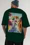Athens Greece Green Oversize Country City Back Printed Unisex T-Shirt 100% Cotton Premium - 6
