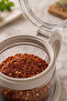 3-Piece Glass Spice Jar Set with Stand and Spoon 300 ml - 2
