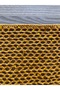 Seamless Hand Knitted Mustard Yellow Color Sequined Flexible Bandana - 5