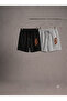 2-Pack Shorts Thin Summer Sweat-Absorbing Leopard Heart Printed Women's / Girls' Model
