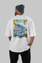 Amalfi Italy 6 White Oversize Country City Back Printed Unisex T-Shirt 100% Cotton Premium - 4