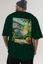 Amalfi Italy 5 Green Oversize Country City Back Printed Unisex T-Shirt 100% Cotton Premium - 6