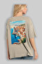 Dubrovnik Croatia 2 Beige Oversize Country City Back Printed Unisex T-Shirt 100% Cotton Premium - 3
