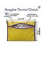 Thermal Insulated Waterproof Pilsa Beach Clutch - Yellow (Purple Detail) - 4