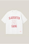 Corteiz Slaughter Printed Oversize Boxy Cut Unisex 100% Cotton Tshirt |   Streetwear