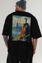 Rio De Janeiro Black Oversize Country City Back Printed Unisex T-Shirt 100% Cotton Premium - 6