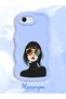 iPhone Se 2022 Compatible Case Camera Protector Blue Silicone Couple Phone Case Girl Pattern - 2