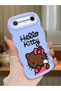 Tecno Pova Slim Compatible Case Camera Protector Blue Silicone Couple Phone Case Kitty Pattern