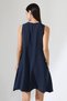Women's Sleeveless Loose Dress with Pockets - 5