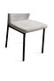 HALSEY DINING CHAIR - BEIGE AND BLACK - 7