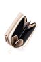 Women's Zippered Wallet with Multiple Card Slots and Coin Compartment - Beige - 4