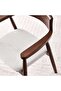 BELMAR DINING CHAIR SOLID WOOD - WALNUT - 3