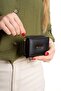 Women's Zippered Wallet with Multiple Card Slots and Coin Compartment - Black - 2