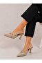 Women's Patent Leather Pointed Toe Thin Heeled Shoes Cross-Strapped Open Back Evening Dress Stilettos - 3