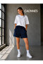 3-Piece Shorts for Women (Black-Grey-Navy Blue) Oversize Summer Shorts Anti-Sweat - 5