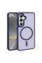 Galaxy S24 Plus Case Magsafe Supported Camera Raised Silicone Matte Anti-Fingerprint Gzst - 3