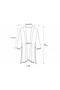 Muslin Plain Pattern Bathrobe for Beach, Sauna, Spa, Bath Use. - 5
