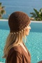 Marina Sea Shell Mesh Knitted Women's Beanie - 2
