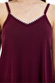 Women's 95% Viscose Burgundy Plaid Shepherd Stitched Pajama Set - 4