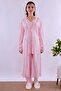 Prenatal and Postnatal Long Robe Maternity Pajama Set Effortt - 2