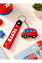 Red Bus Figured Silicone Keychain and Bag Accessory - 4
