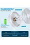 Personal Desktop Fan with 3 Speed Settings, Quiet USB Portable Cooling Fan, Adjustable Angle, Compact Mini Table Fan for Home, Office, Bedroom & Travel – White - 4