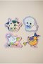 Holographic Laminated Kawaii Animal Sticker Set of 4