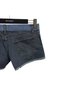 Be Hill Women's Smoked Double Color Waist Detailed Ripped Tassel Denim Shorts - 6