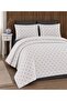 Double Multi-Purpose Quilted Bedspread (Pique) & 4 Pillowcases + Elastic Fitted Sheet - 2