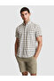 Khaki Regular Fit Short Sleeve Shirt 50320887-Vr027