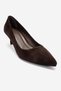Jalen Brown Suede Genuine Leather Women's Low Heel Shoes - 3