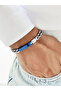 Navy Blue and Silver Steel Men's Bracelet Frj10202A-L 2 Year Warranty Gift Boxed