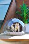 ŞEFFAF KEDİ EVİ DOME - 4