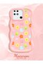 Redmi 10C Compatible Case Camera Protector Pink Silicone Couple Phone Case Floral Pattern - 2