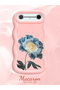 Tecno Spark Slim Compatible Case Camera Protector Pink Silicone Couple Phone Case Floral Pattern - 2