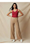 Regular Fit Mid-Rise Wide Leg Pants - 5