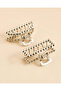 Women Gold Hair Claws Set 2 Pieces - 2
