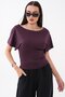 Women's Boat Neck Stone Detailed Blouse - 3