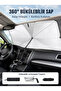 Mey Import ®   Practical Windshield Sunshade – Wide Coverage, Easy Storage, New Generation