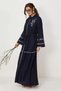 Embroidered Linen Dress with Belt 46481
