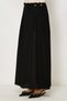 Button-Detail Linen Skirt 60776 - 2