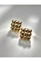 Square Gold Earrings