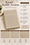 Bahar Model Partial Velvet 6-Piece Kitchen Towel Set 30X50 cm Soft Textured Drying Cloth - 2
