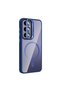 حافظة لهاتف Galaxy S24 Plus مع حامل للكاميرا ودعم MagSafe وظهر شفاف من السيليكون SHRP - 4