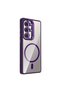 Galaxy S25 Ultra Case with Camera Stand, Magsafe Compatible, Transparent Back, Silicone Gzst - 4